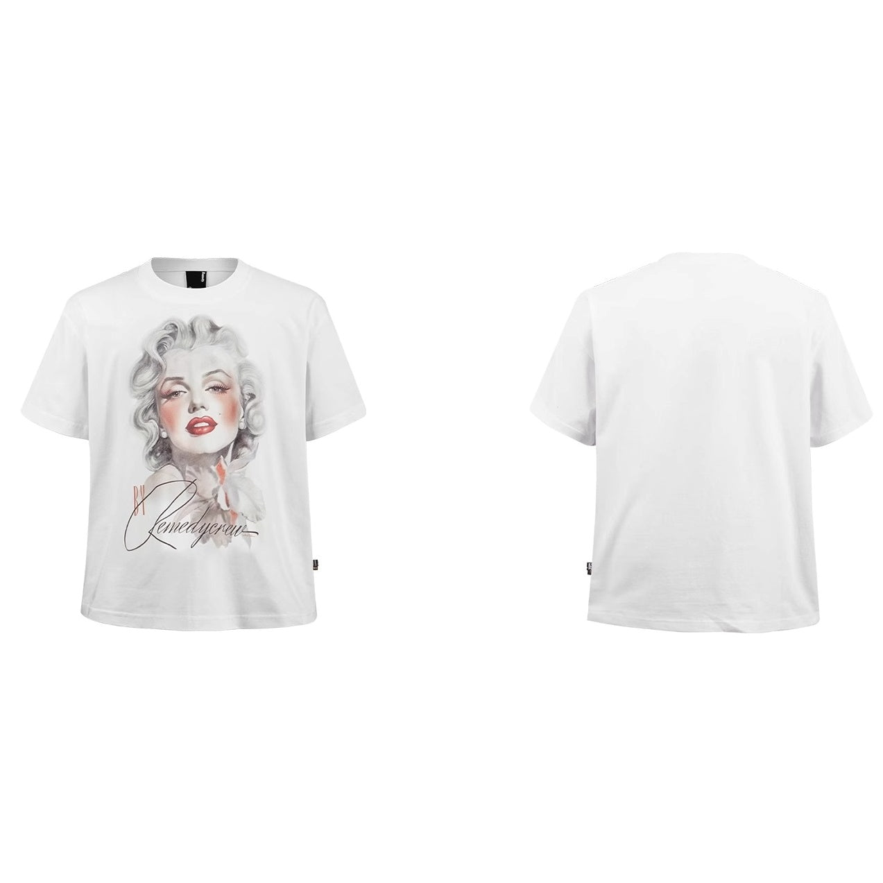 Monroe Retro Loose Crew Neck T-shirt MB7356