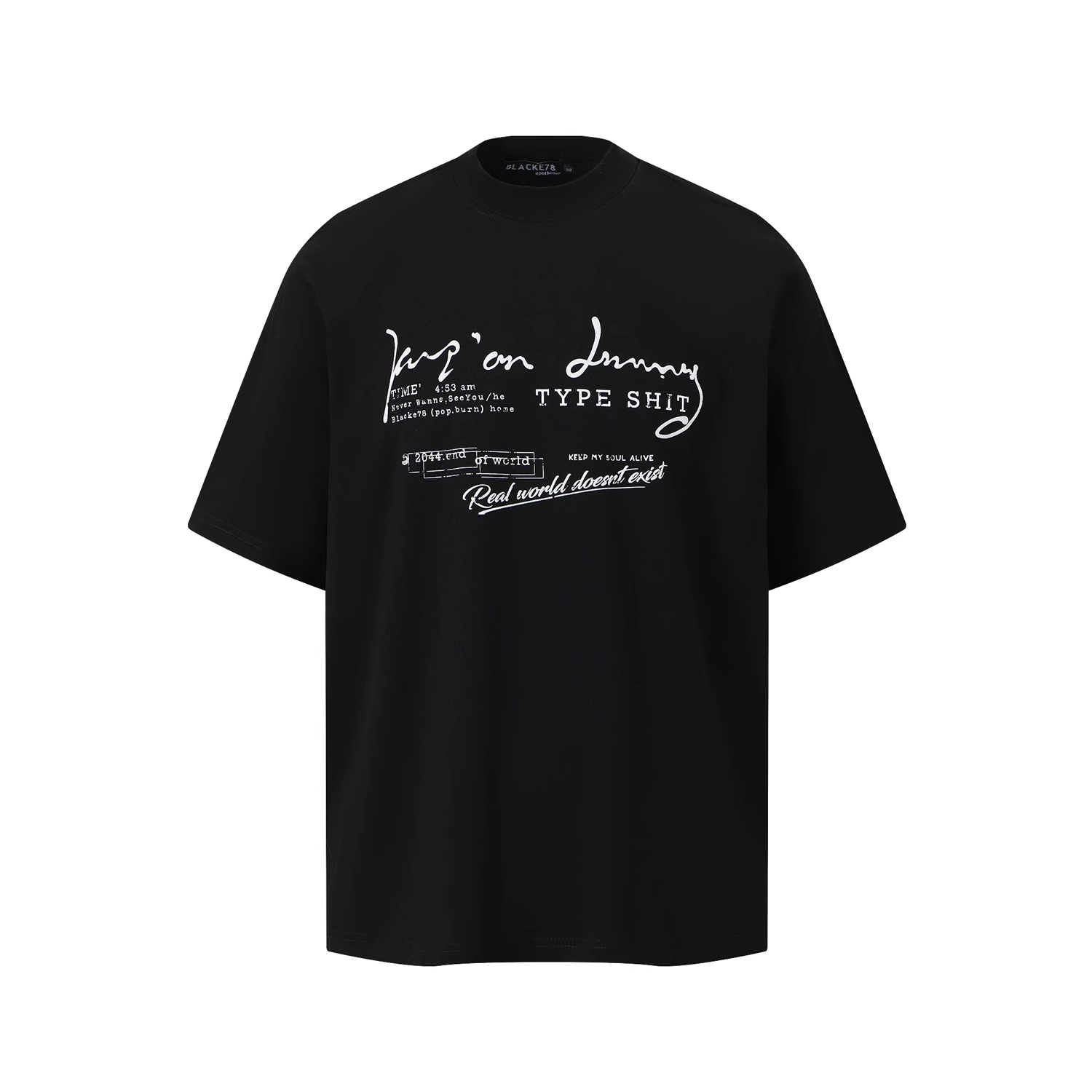 Letter Slogan Casual T-Shirt EAT176