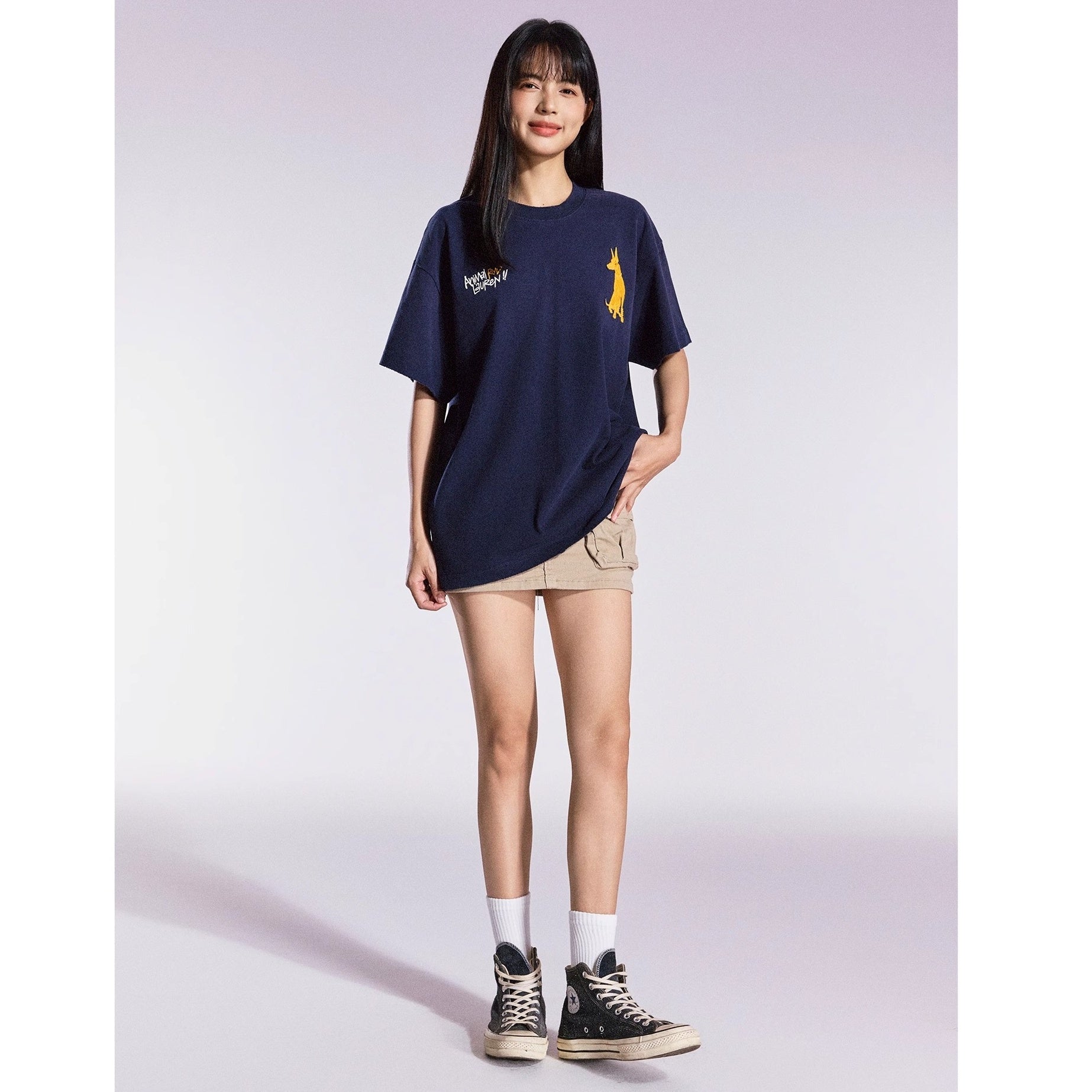 Doberman Embroidered T-shirt MB7362