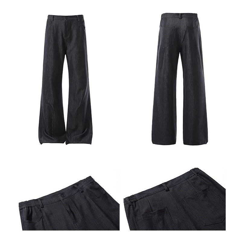 Loose Fit Straight Slacks Jeans BL1015