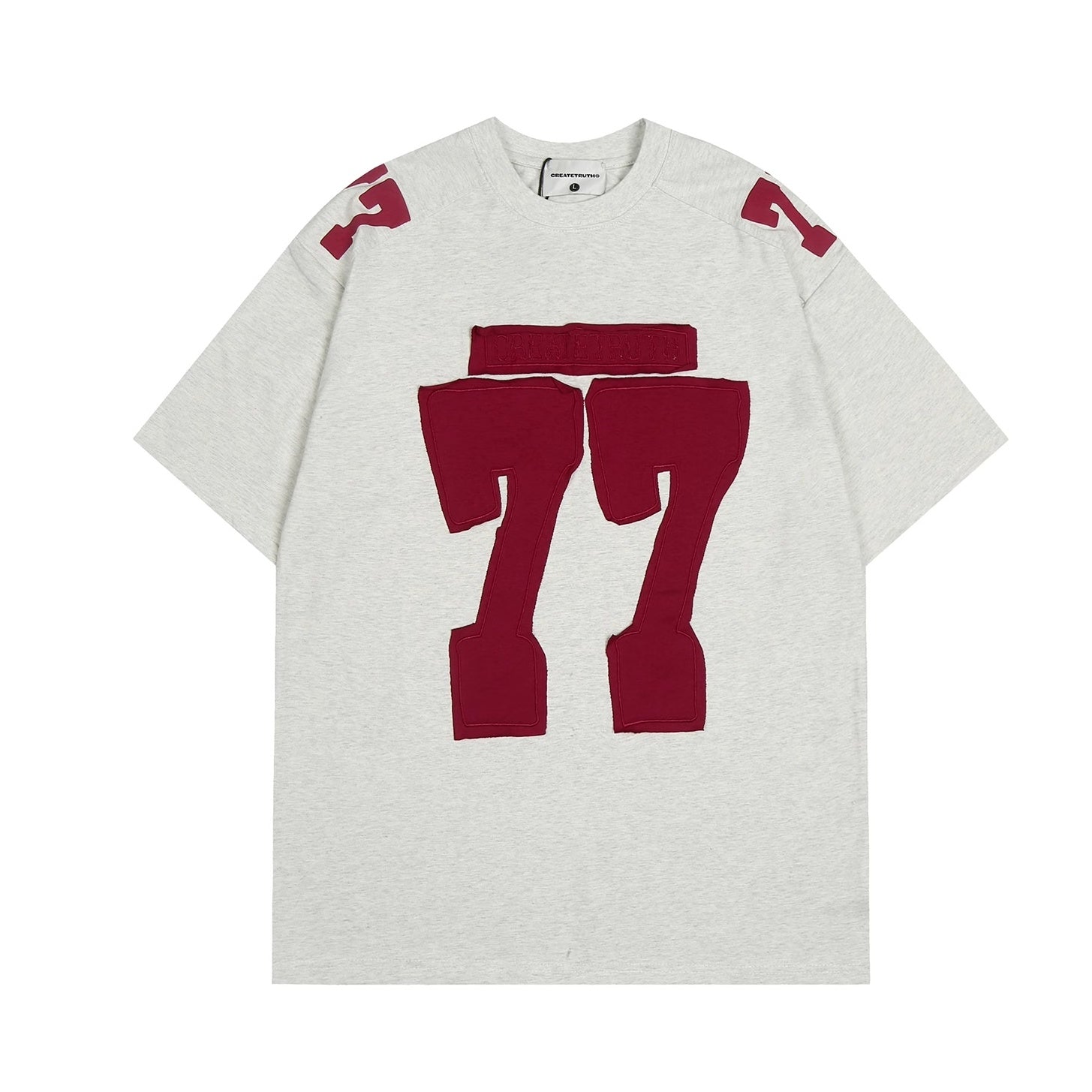 77 Patch Embroidered T-Shirt EAT152