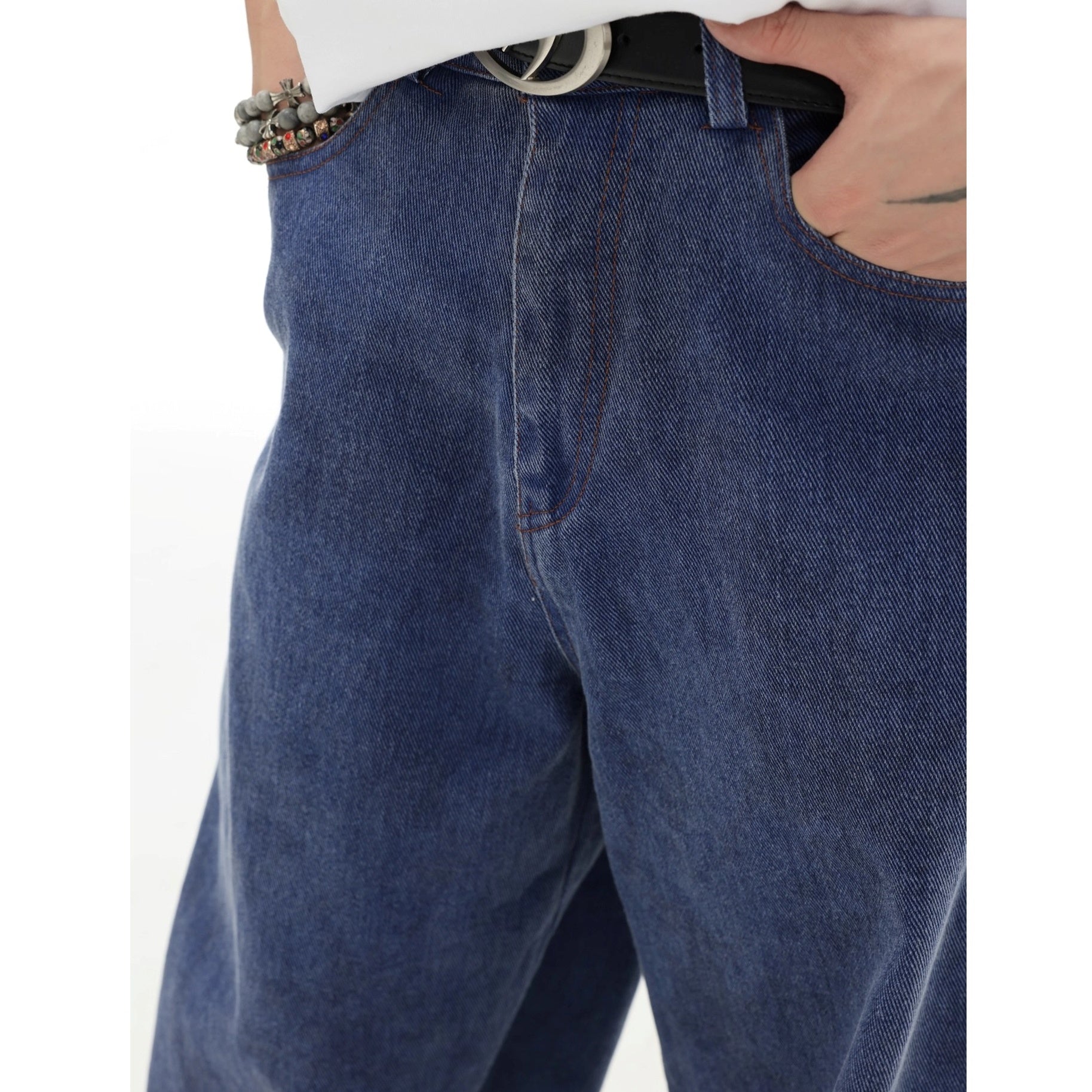 Tie-dye Wide-Leg Jeans IN7062