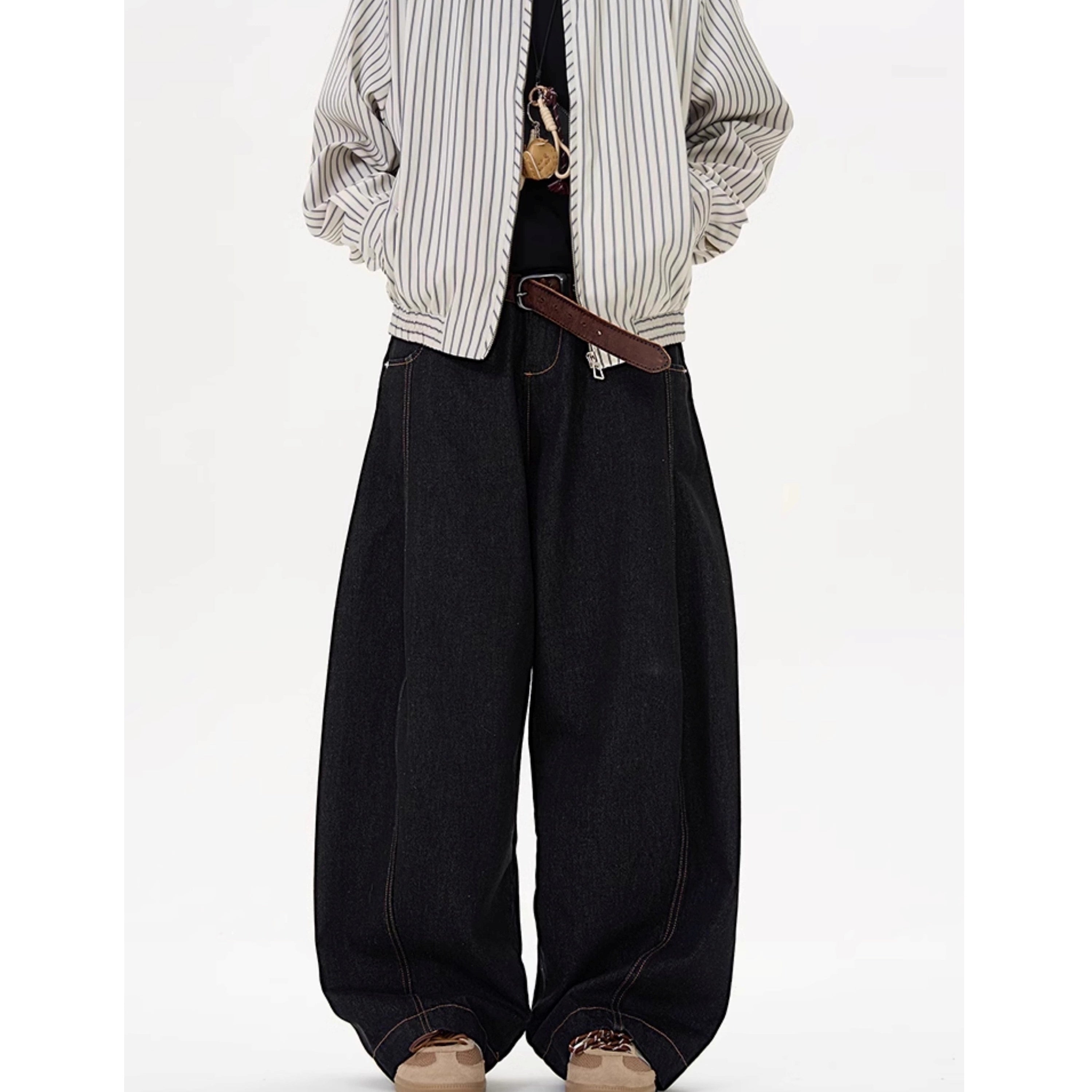 Wide-Leg Curve Jeans MD7003