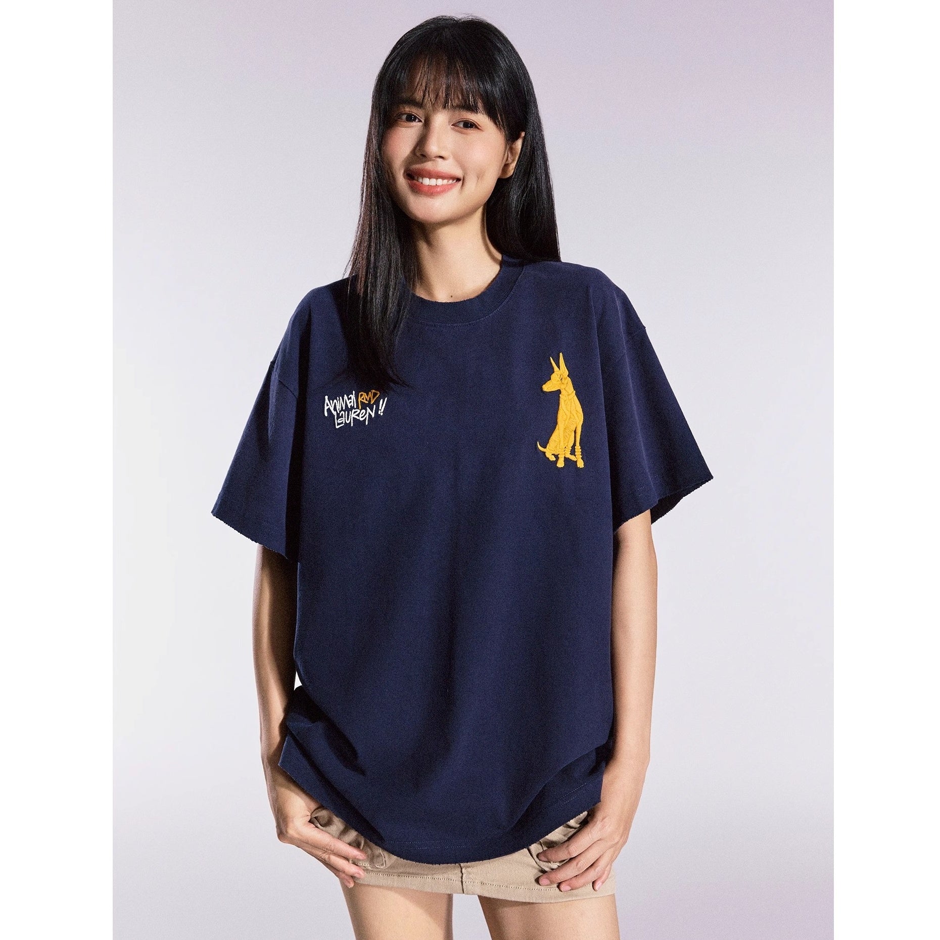 Doberman Embroidered T-shirt MB7362
