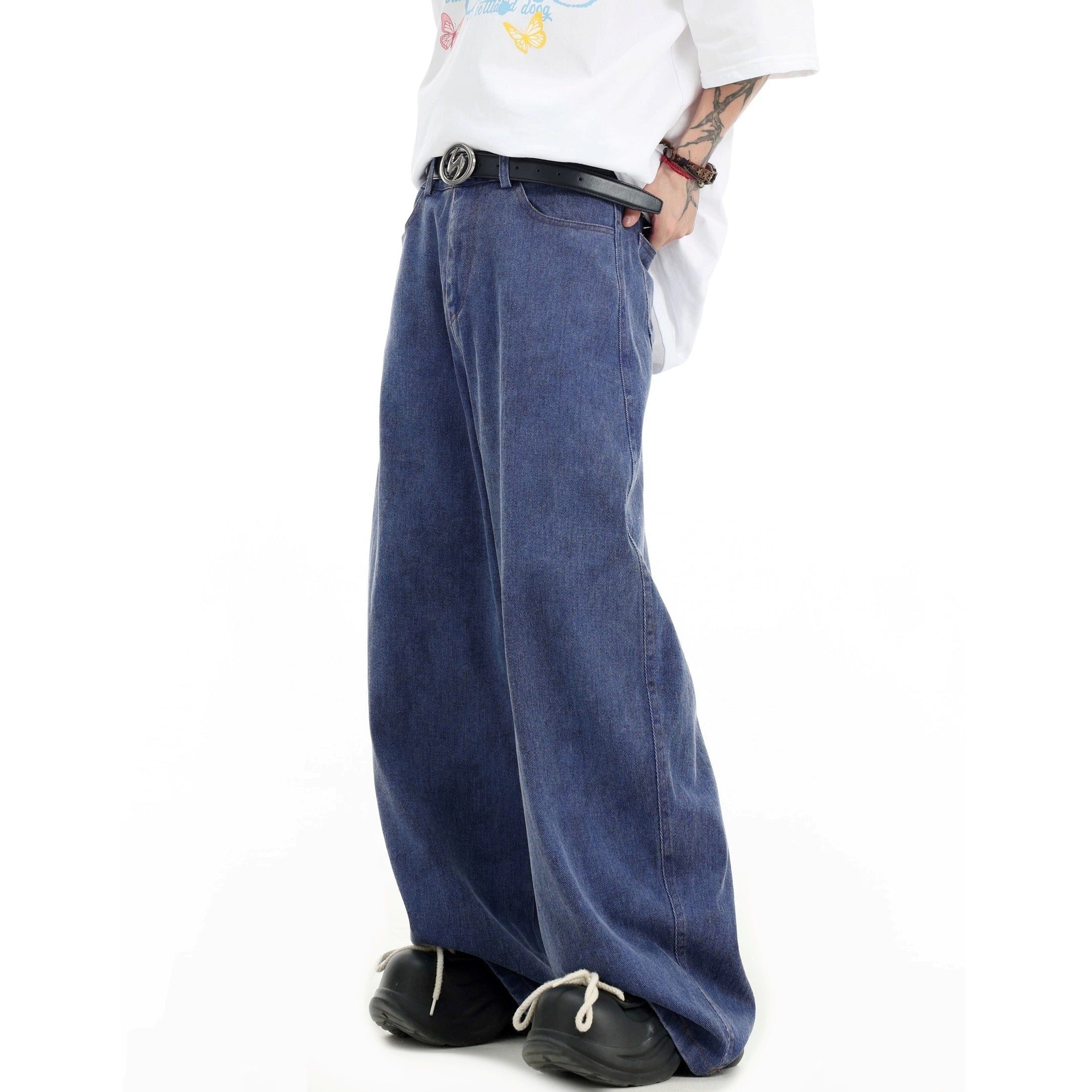 Tie-dye Wide-Leg Jeans IN7062