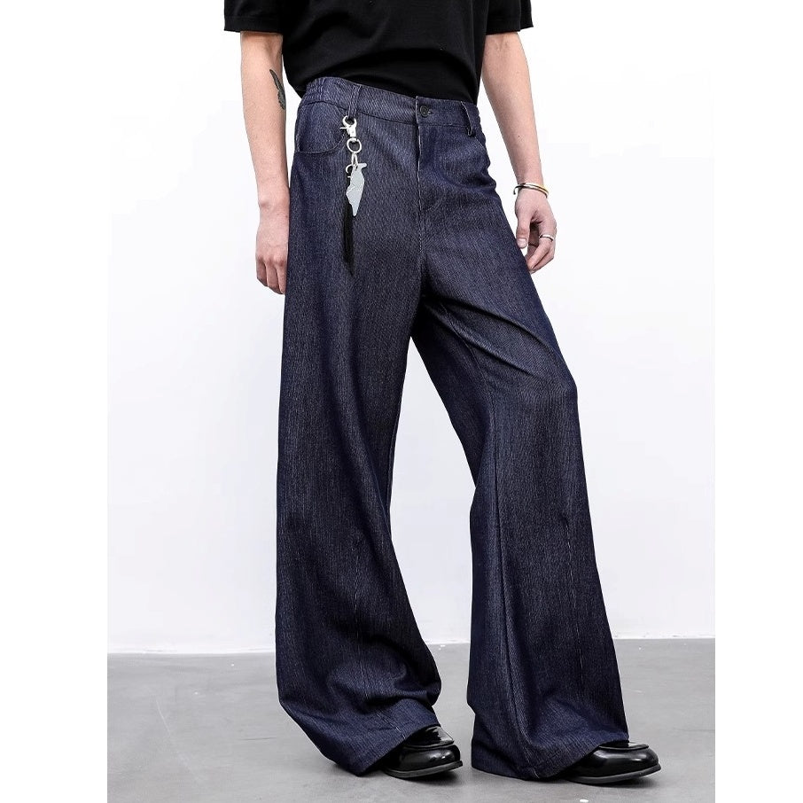 Loose Fit Straight Slacks Jeans BL1015