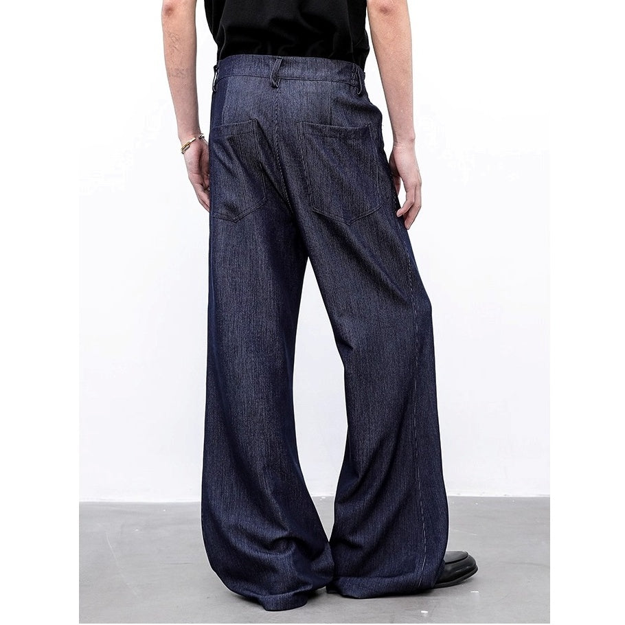 Loose Fit Straight Slacks Jeans BL1015