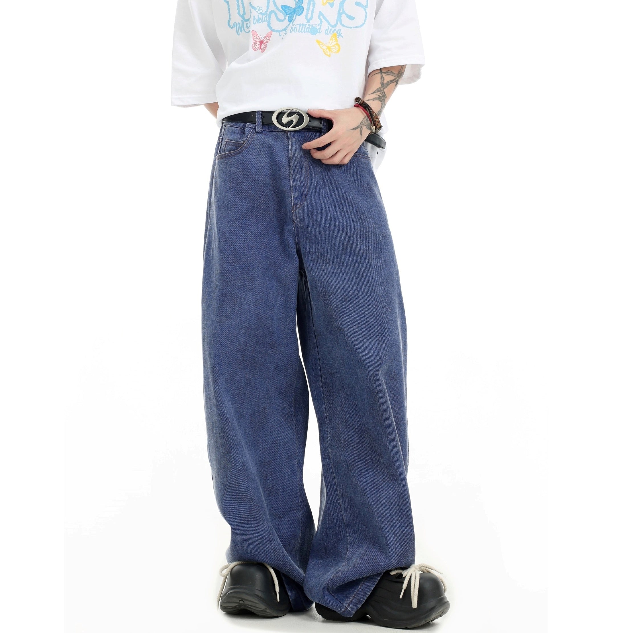 Tie-dye Wide-Leg Jeans IN7062