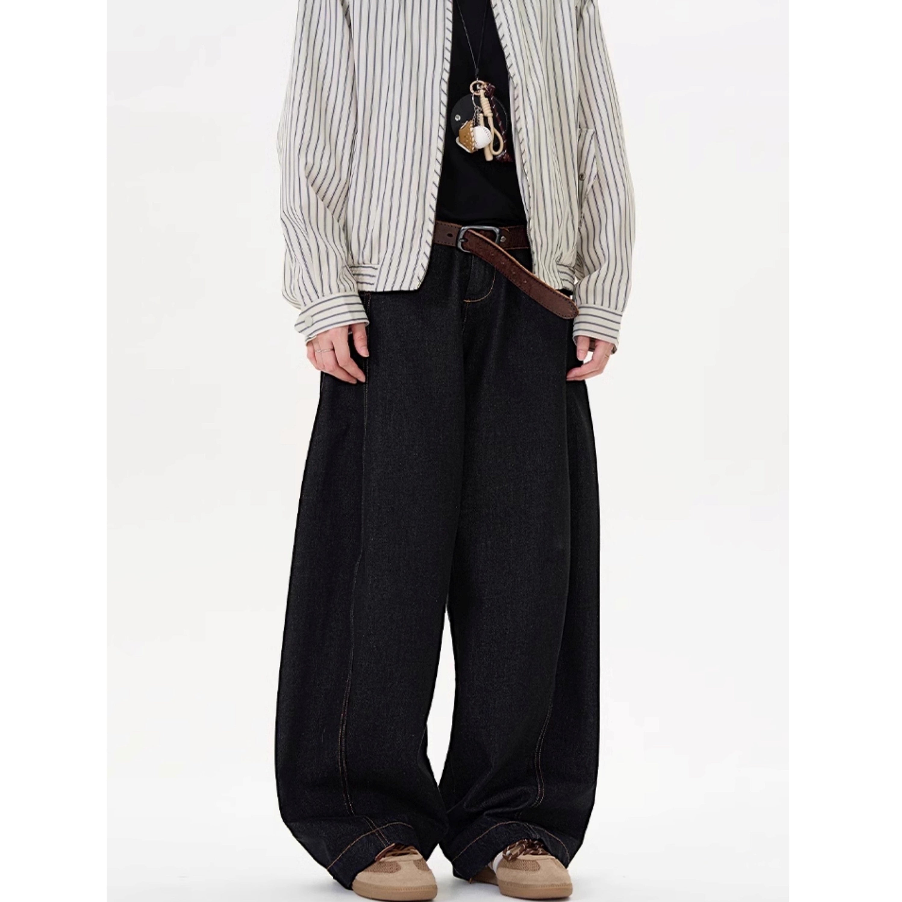 Wide-Leg Curve Jeans MD7003
