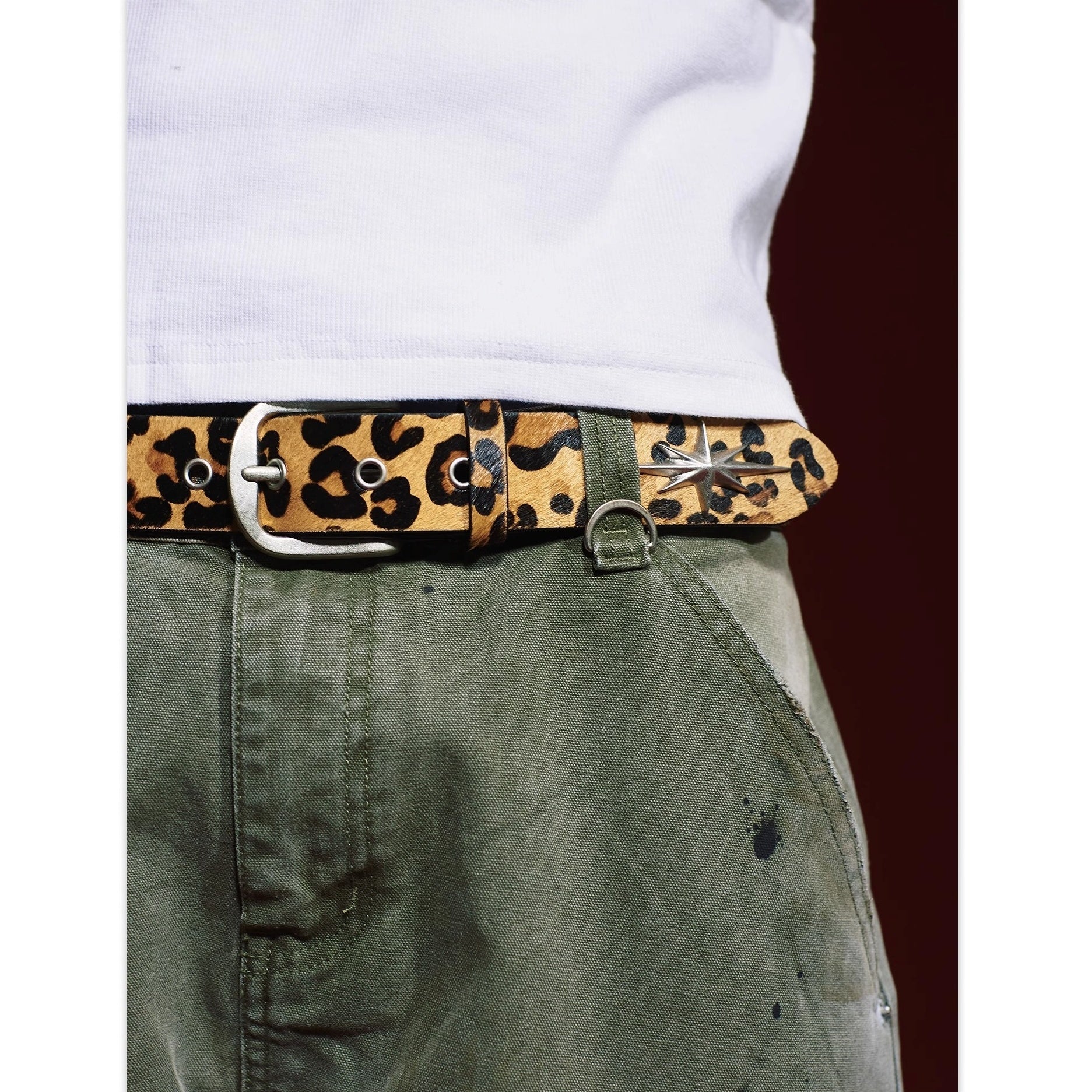 Metal Eight-pointed Star Belt MB7355