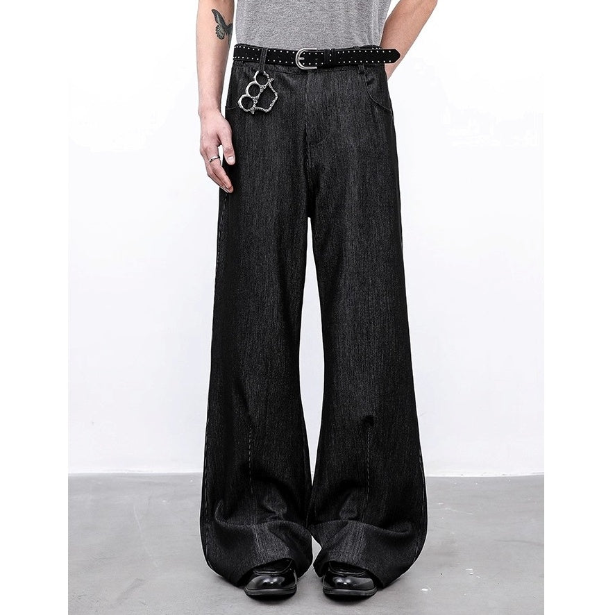 Loose Fit Straight Slacks Jeans BL1015