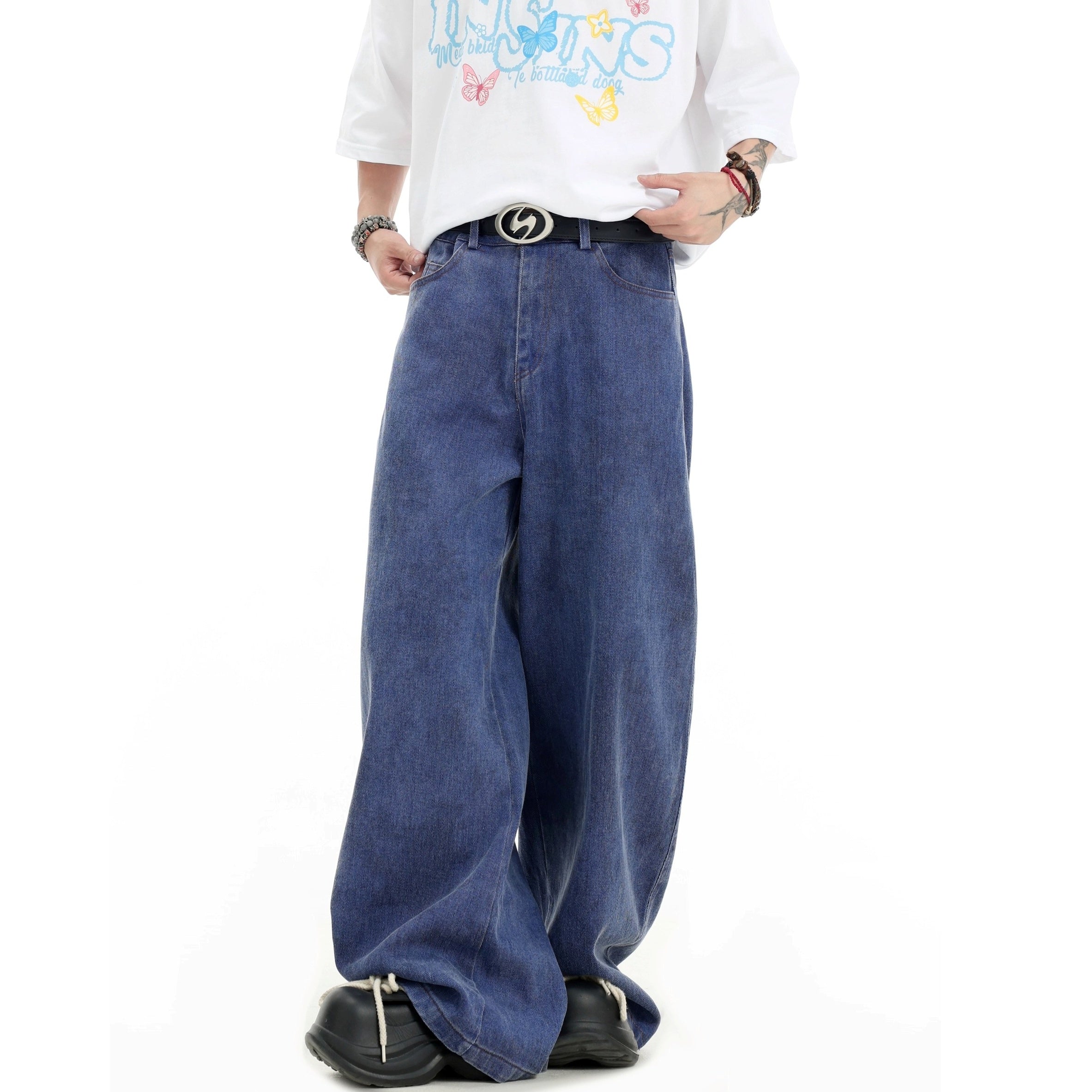 Tie-dye Wide-Leg Jeans IN7062