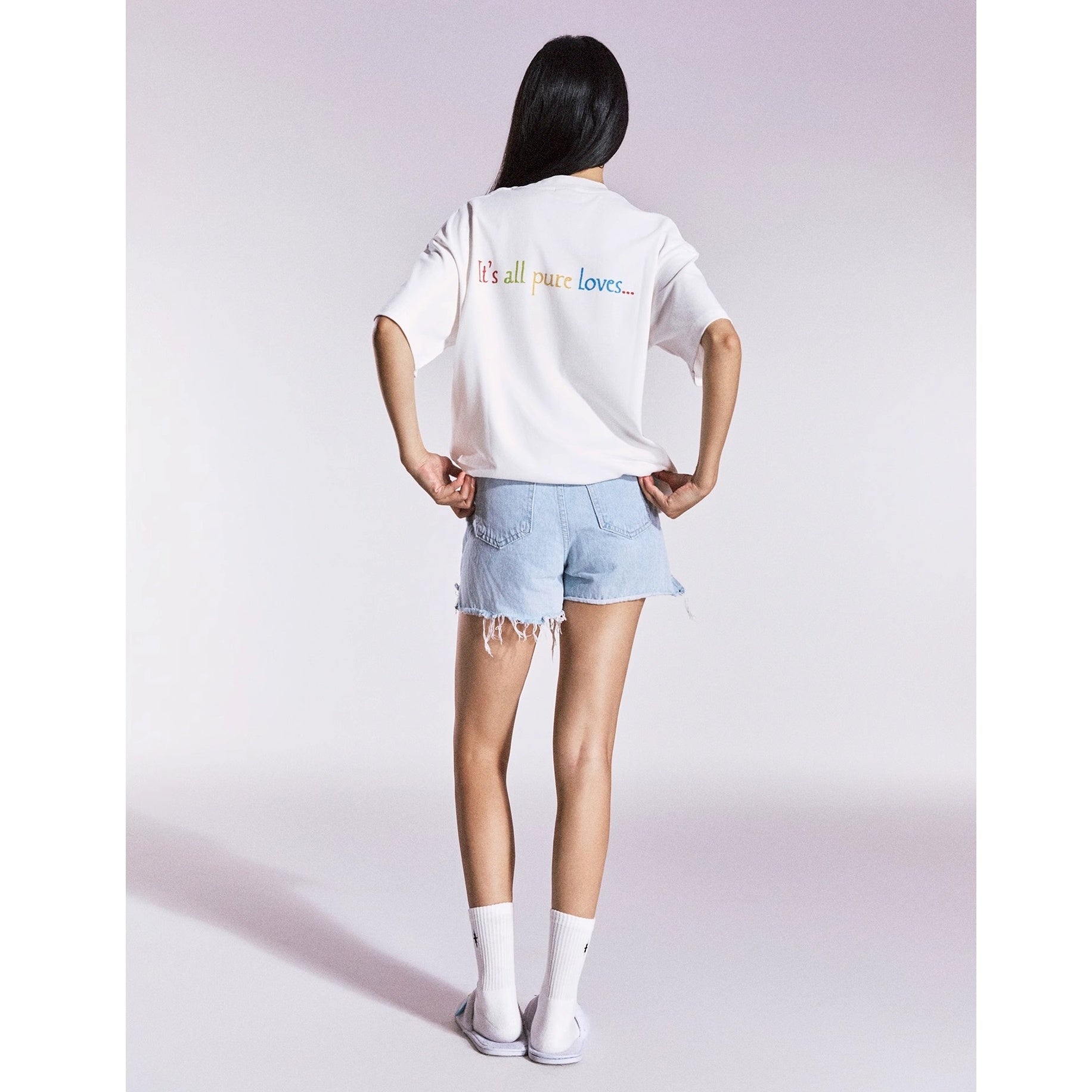 Swan Print T-shirt MB7360