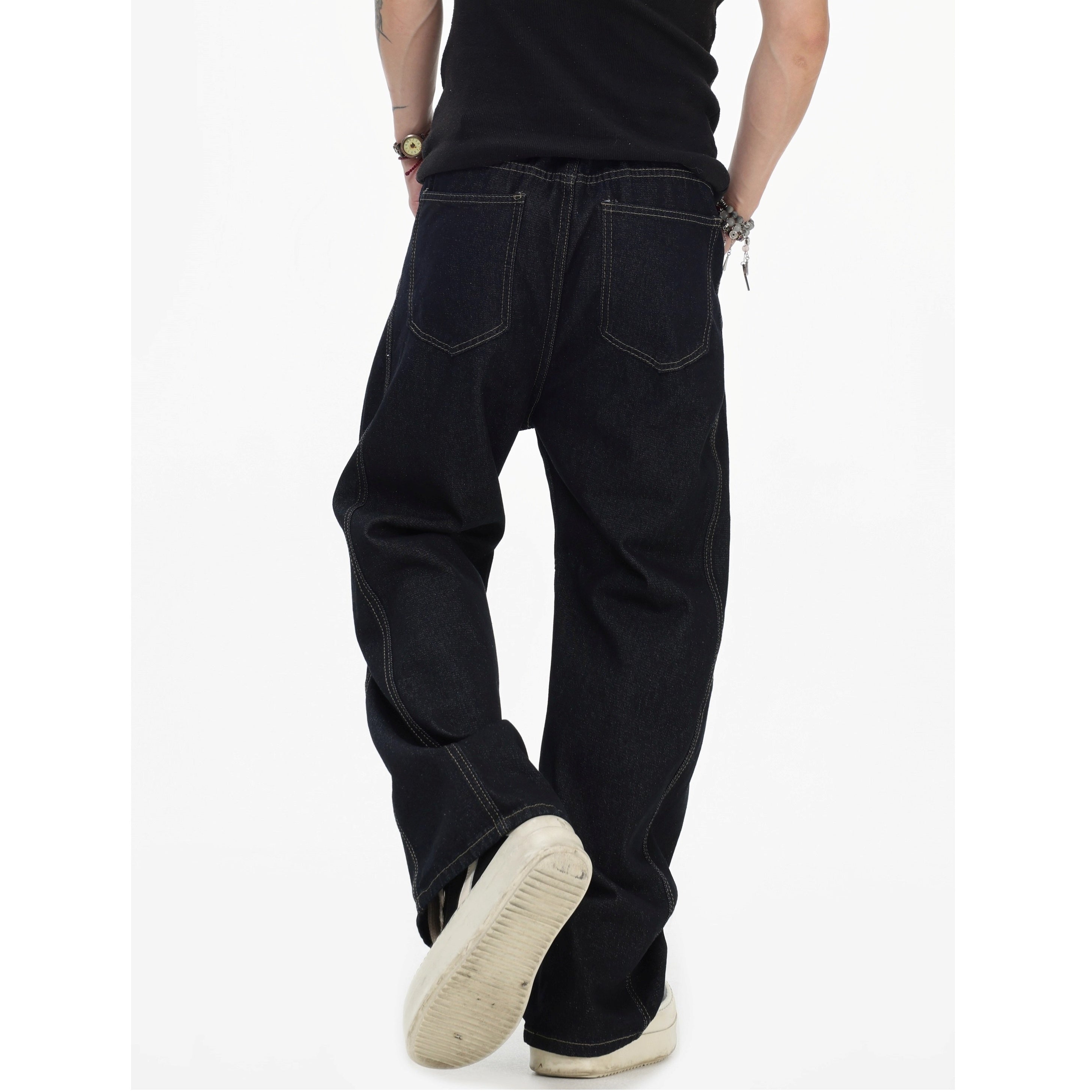 Curved Long Breasted Scimitar Jeans IN7066