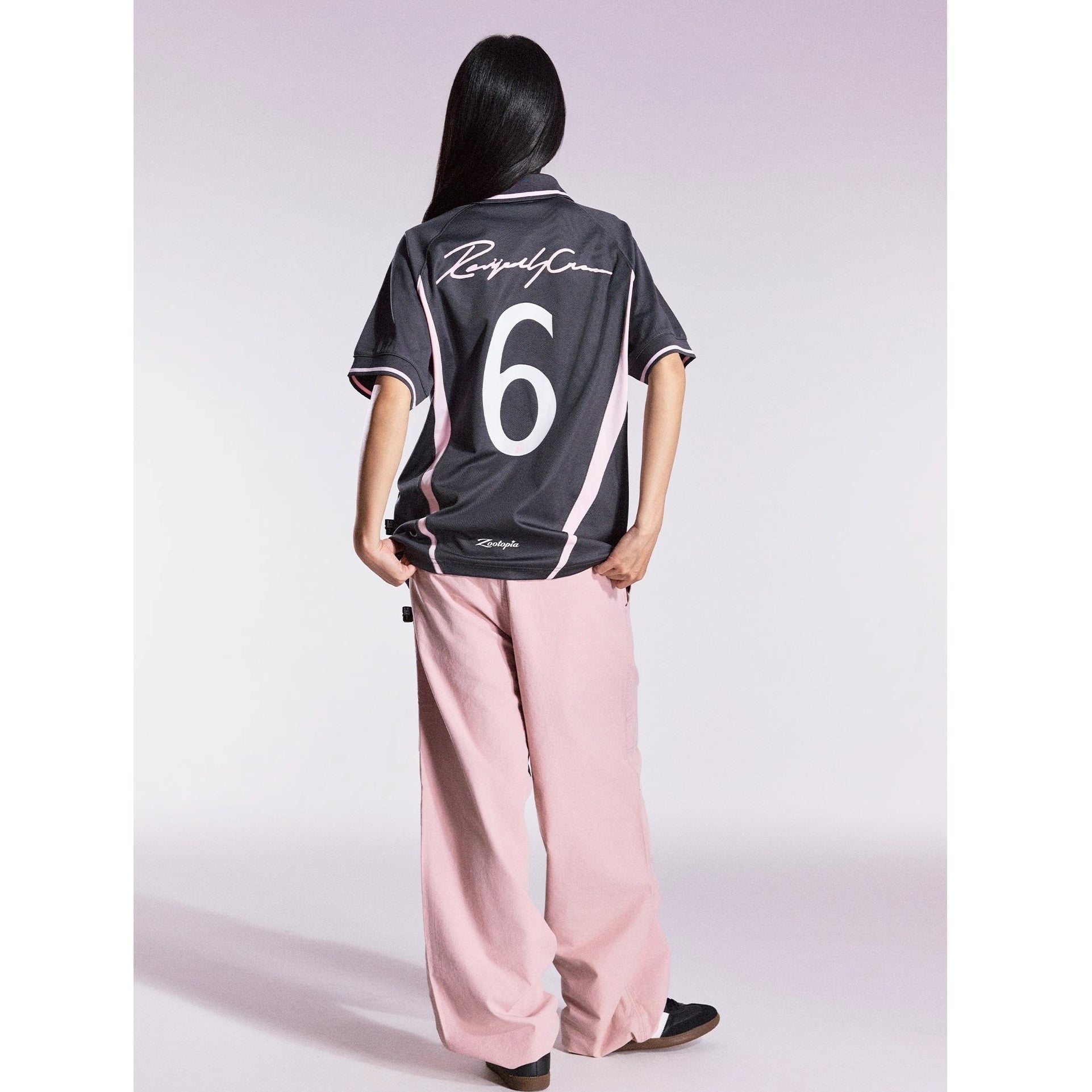 Honey Bunny Embroidery Polo Collar T-shirt MB7364