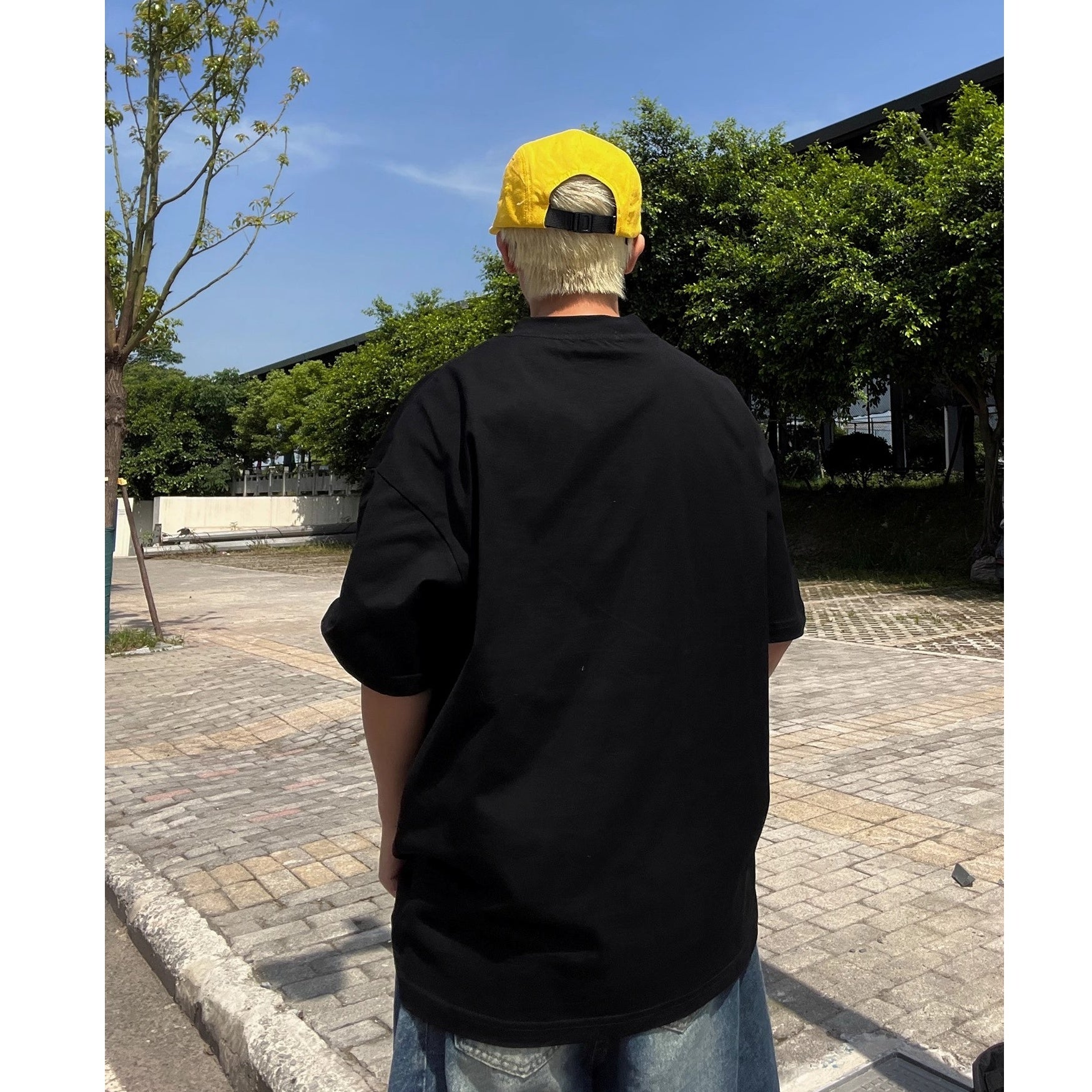 Letter Slogan Casual T-Shirt EAT176