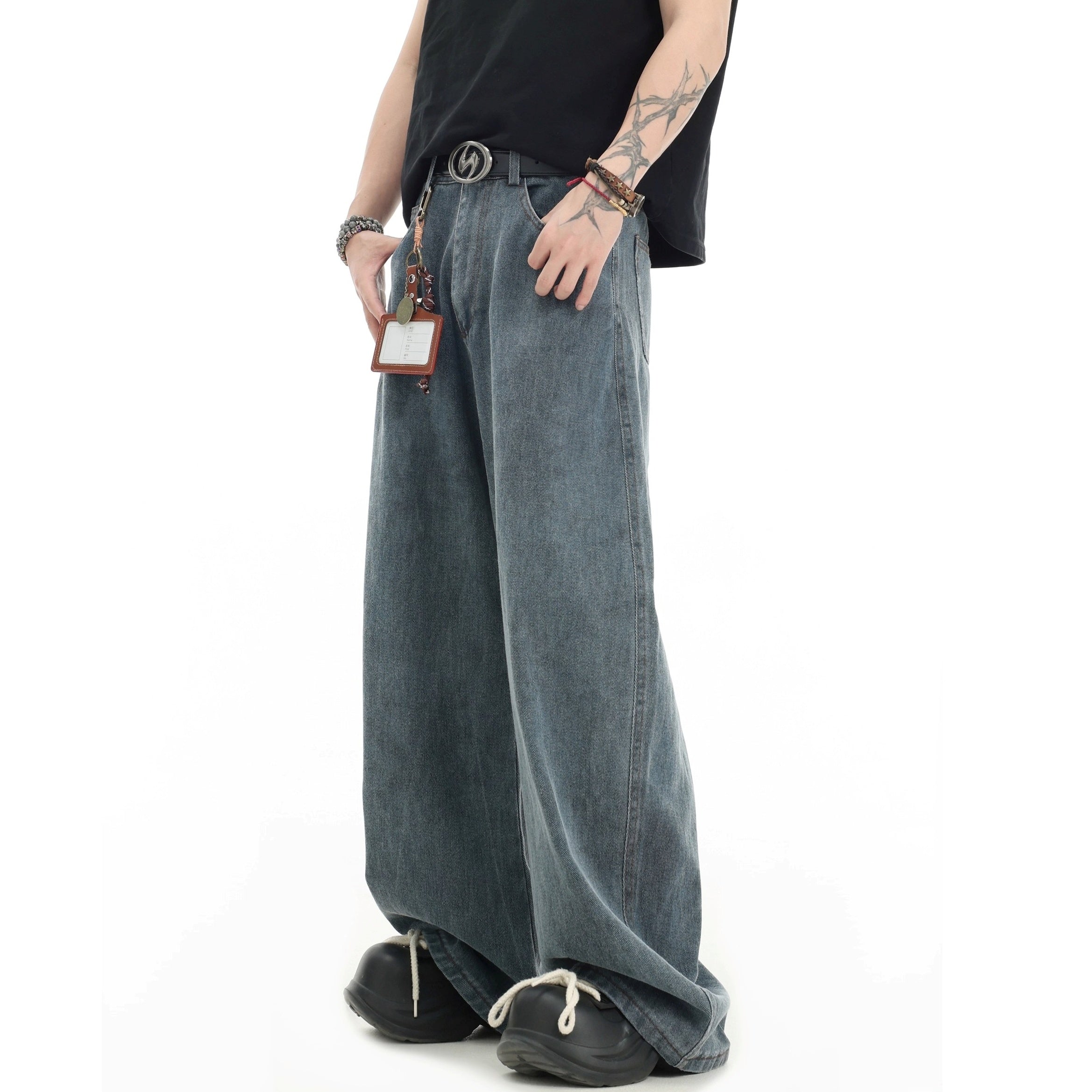 Tie-dye Wide-Leg Jeans IN7062