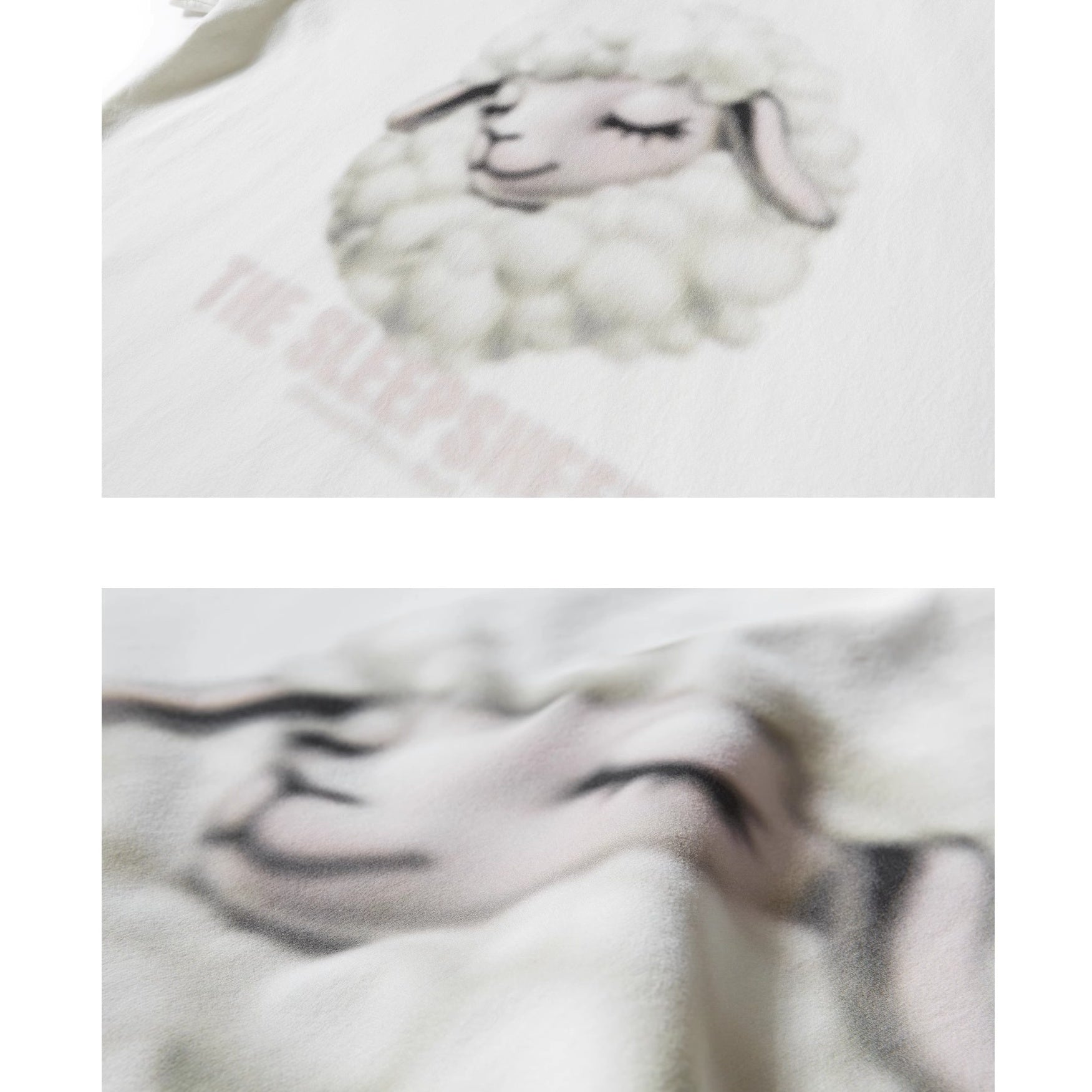 Cartoon Sheep Print T-shirts MB7366