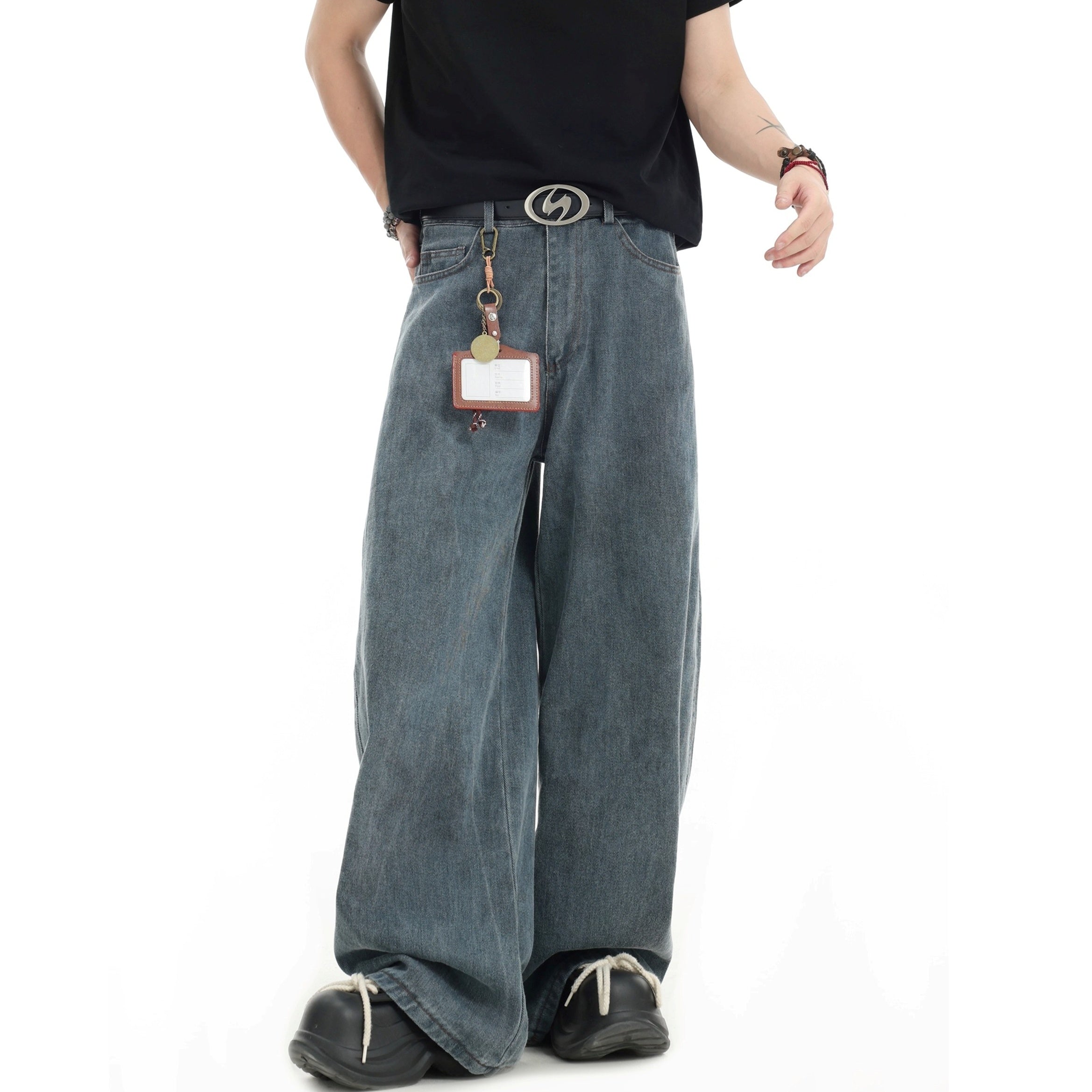 Tie-dye Wide-Leg Jeans IN7062