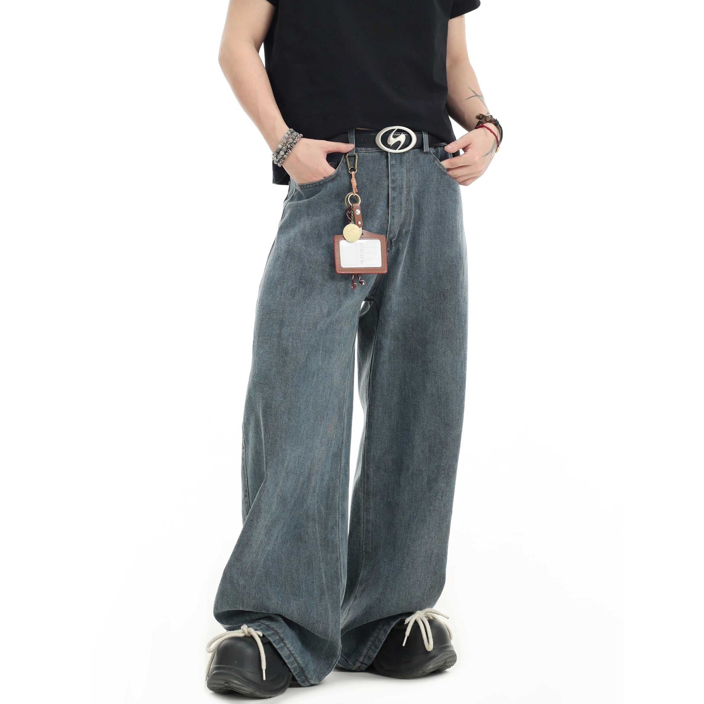 Tie-dye Wide-Leg Jeans IN7062