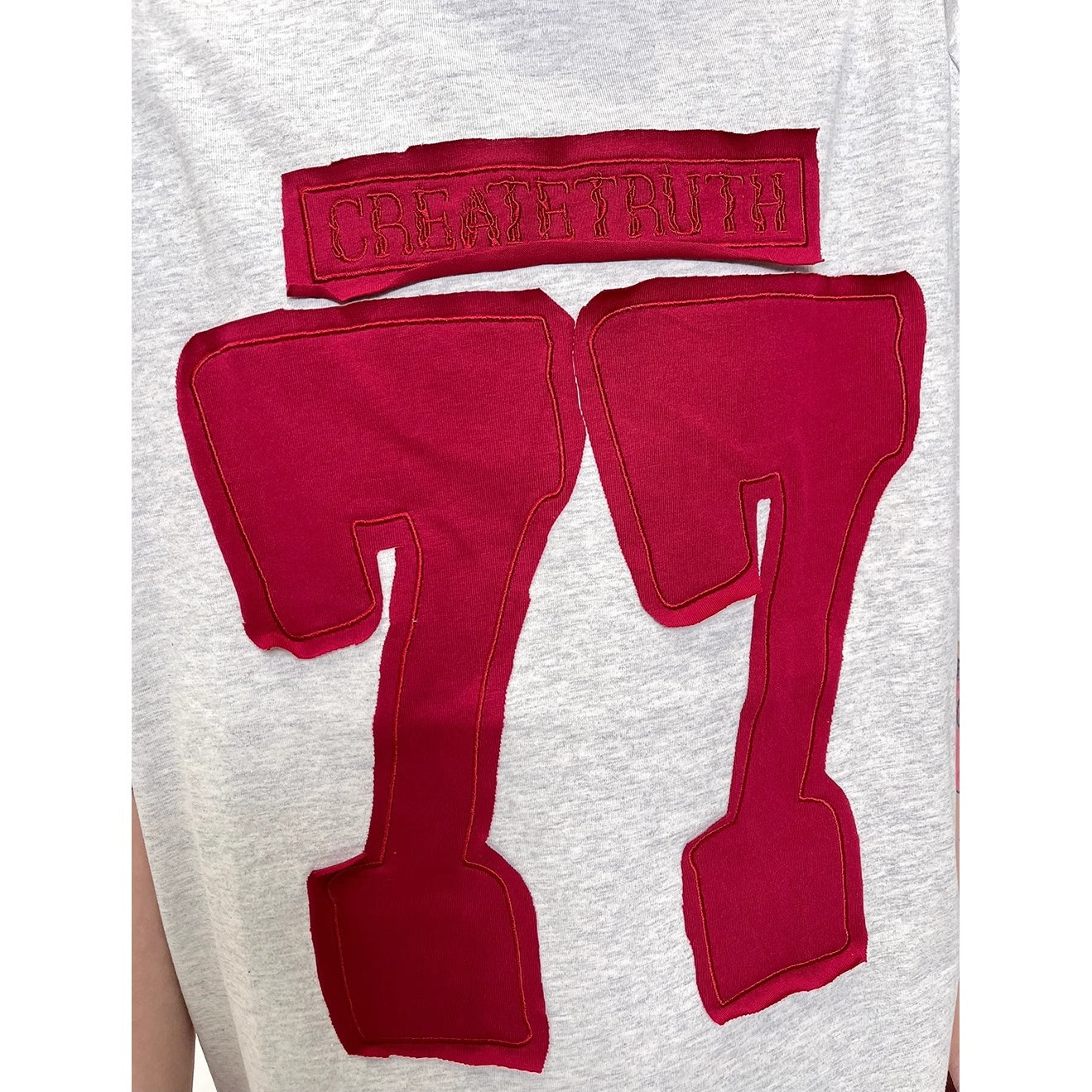 77 Patch Embroidered T-Shirt EAT152