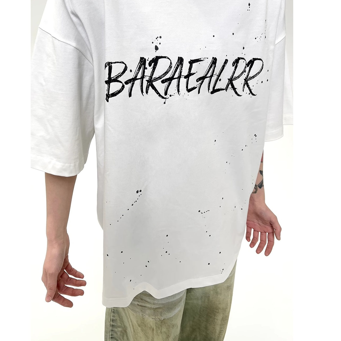 Splash Ink Letter T-Shirt EAT153