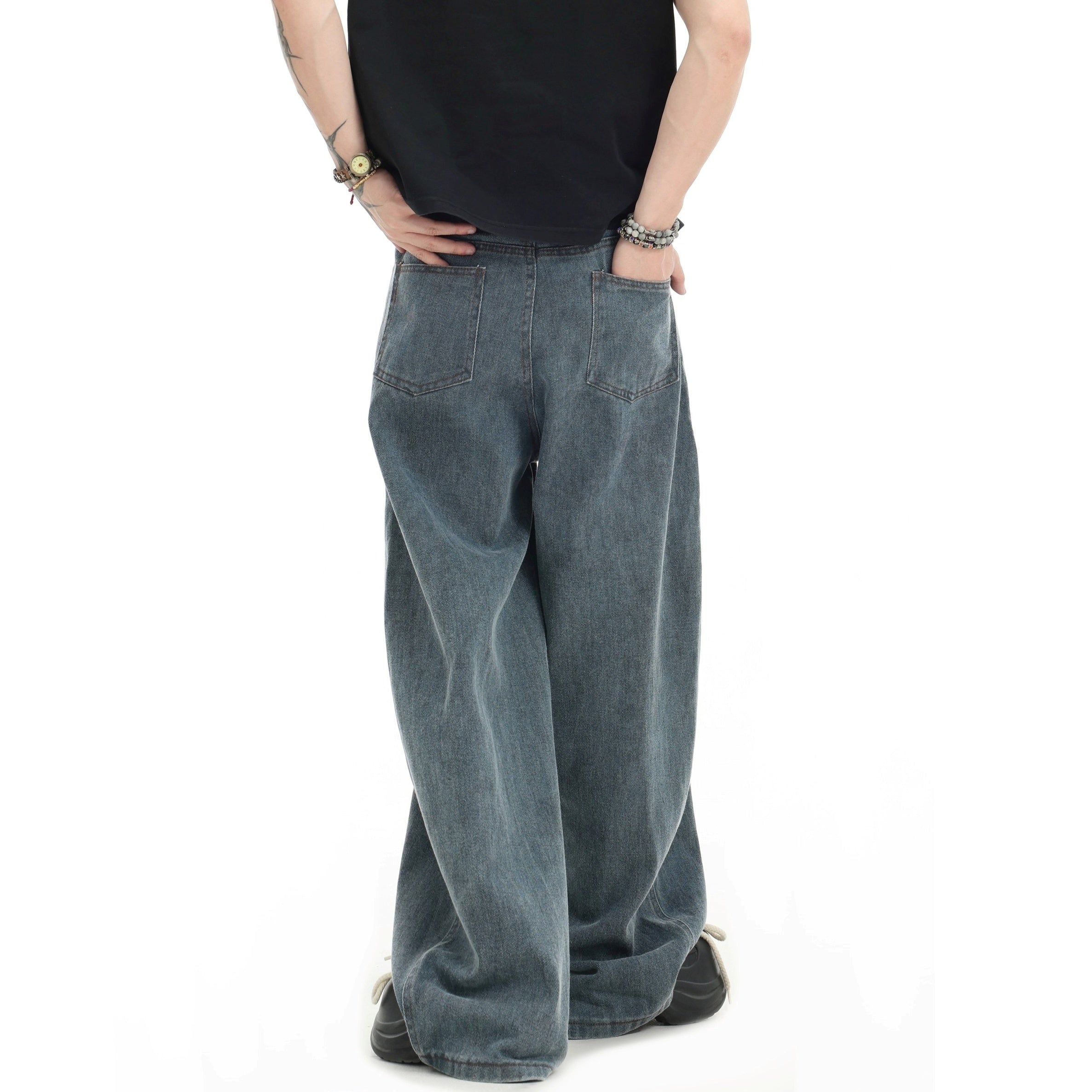 Tie-dye Wide-Leg Jeans IN7062