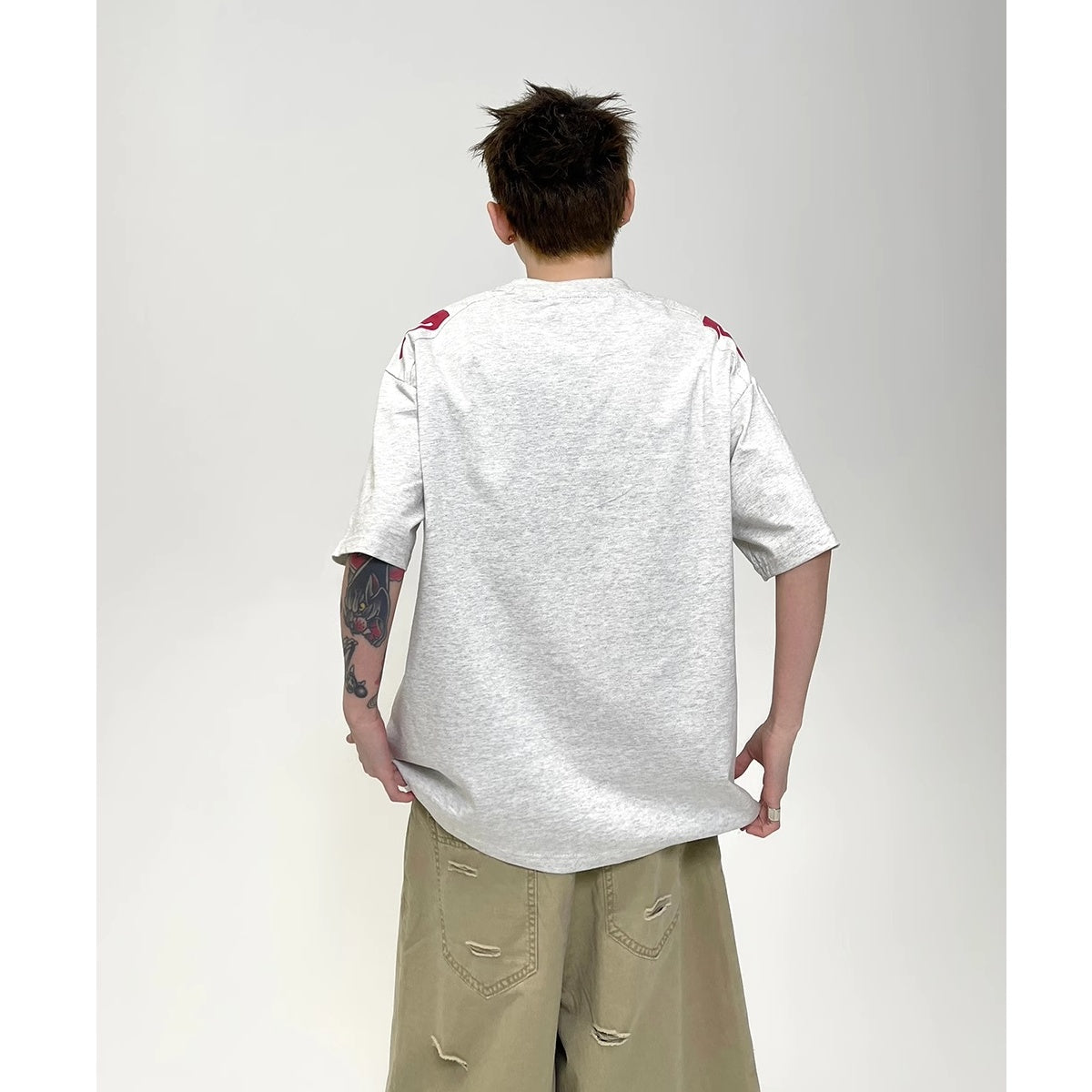 77 Patch Embroidered T-Shirt EAT152