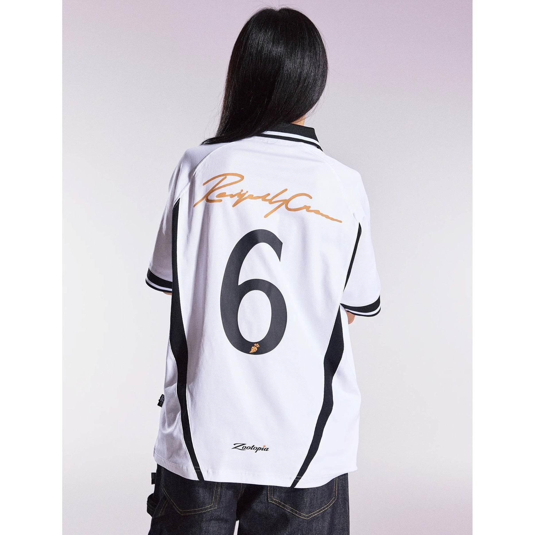 Honey Bunny Embroidery Polo Collar T-shirt MB7364