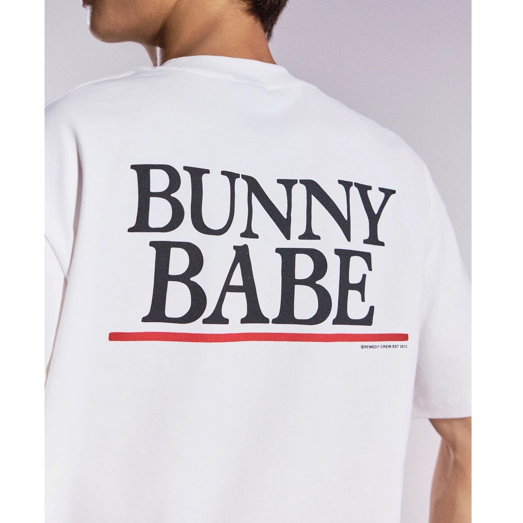Fun Rabbit Treasure Print T-shirt MB7359