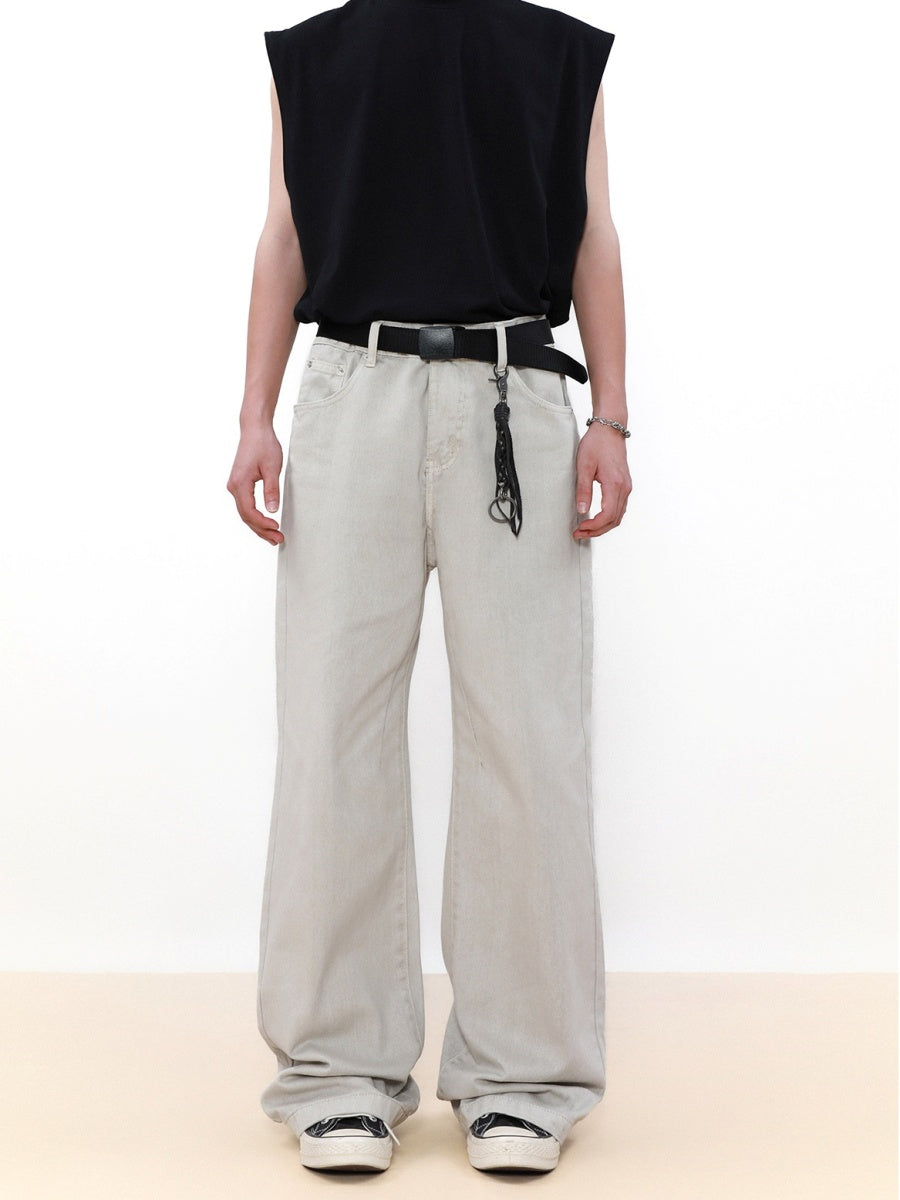 Straight Wide Leg Casual Pants MB7054