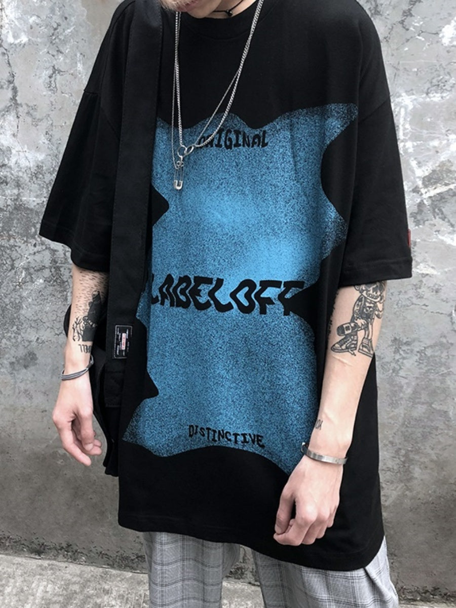 LABEL OFF Print Oversize T-shirt MB7011