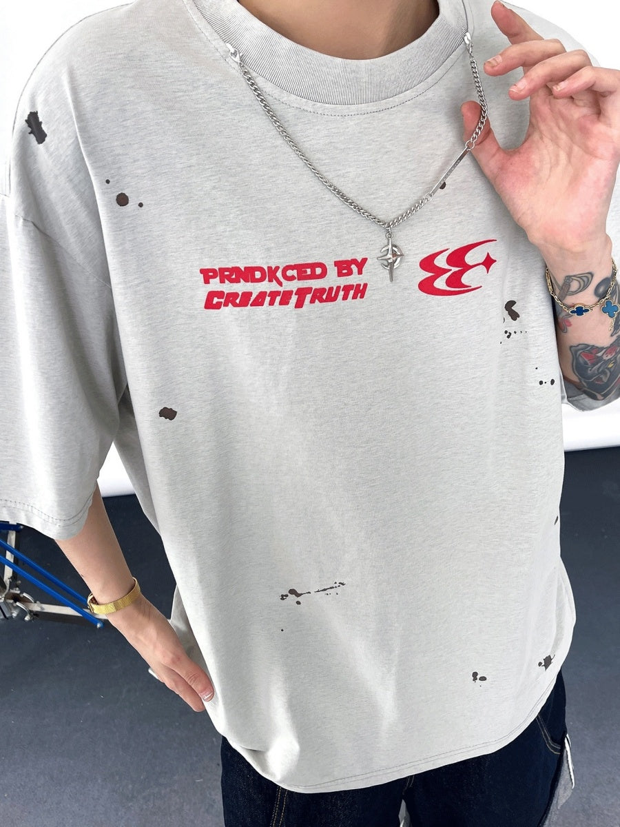 Devoré Design Necklace T-shirt EAT129