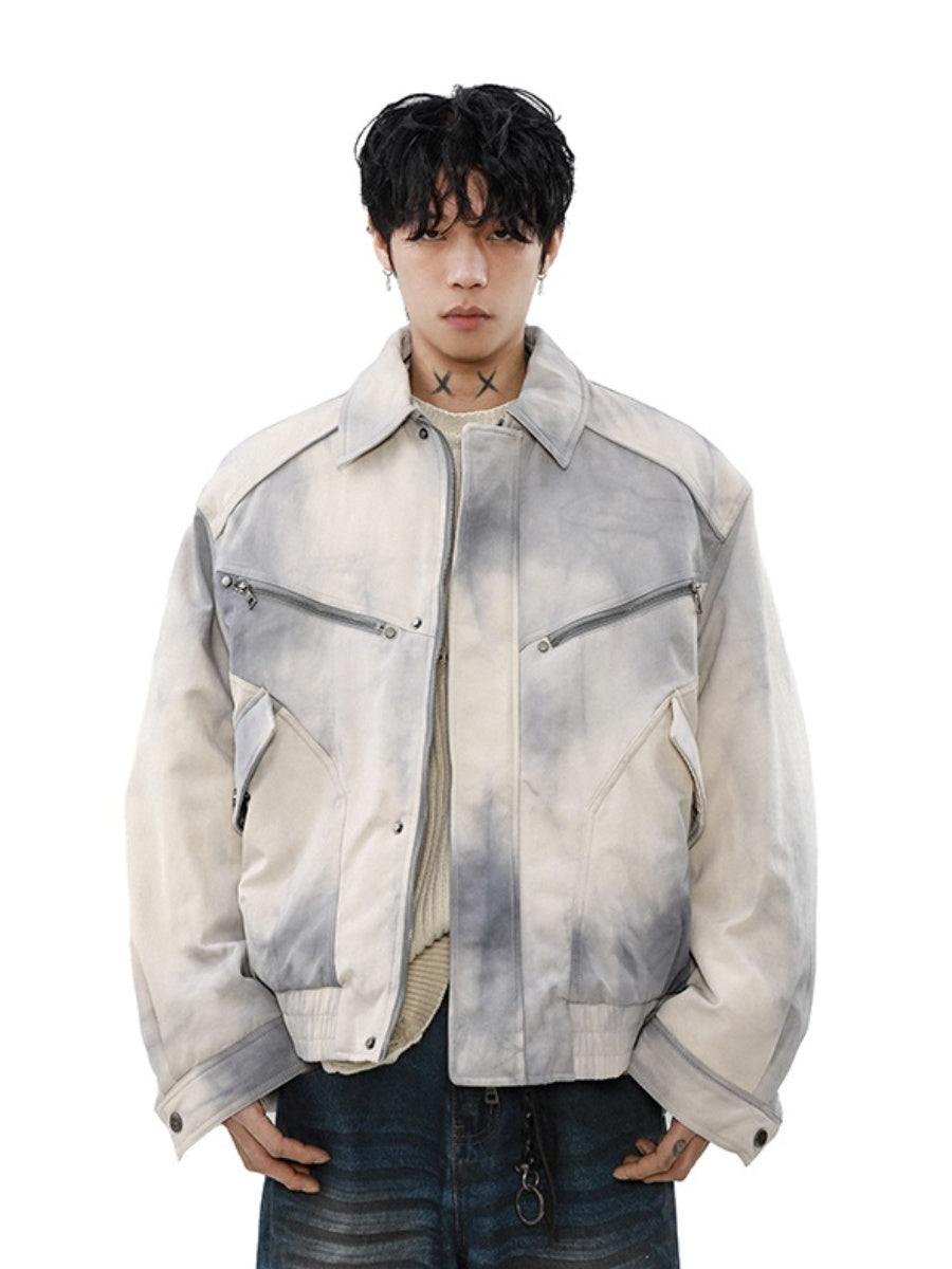 Distressed Smudged Work Jacket MB7292