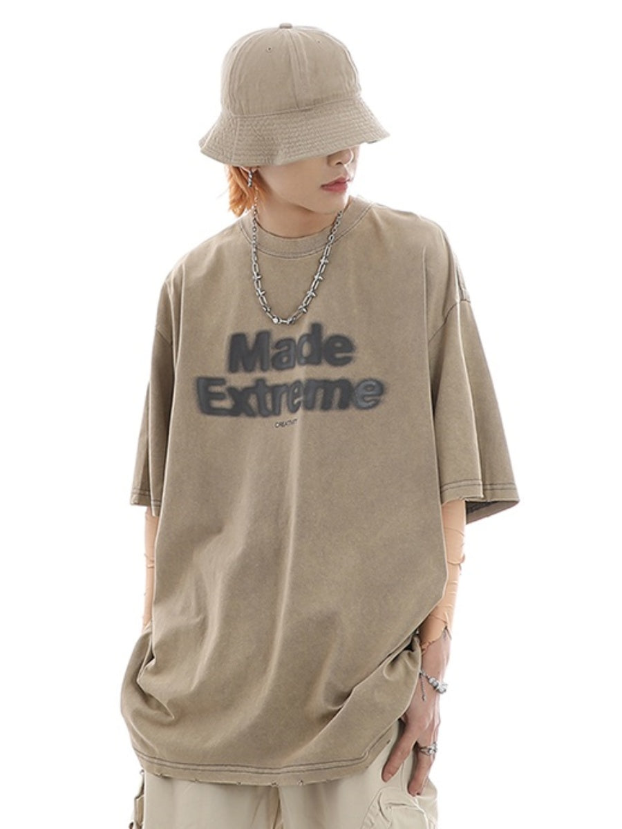 Retro Old Wash Loose T-shirt MB7004