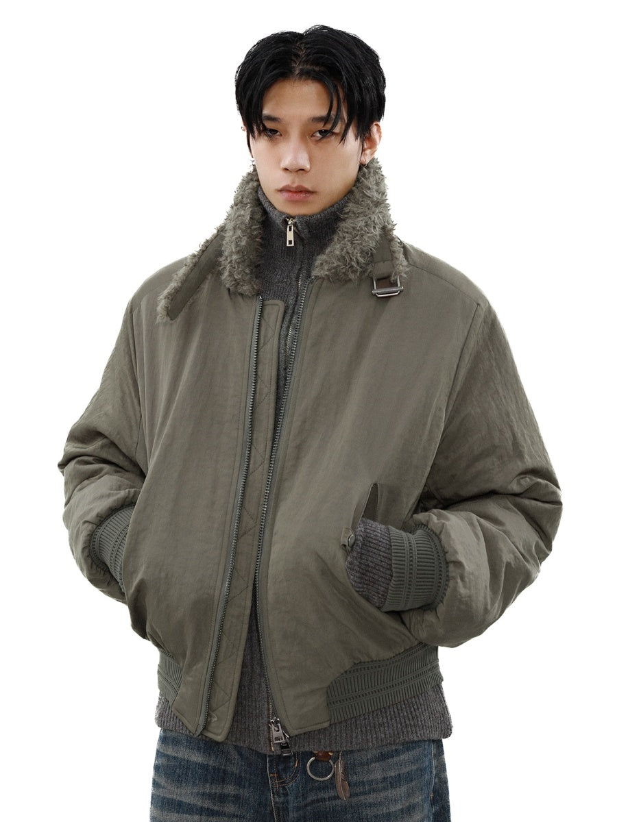 Fur Collar Work Padded Jacket MB7301