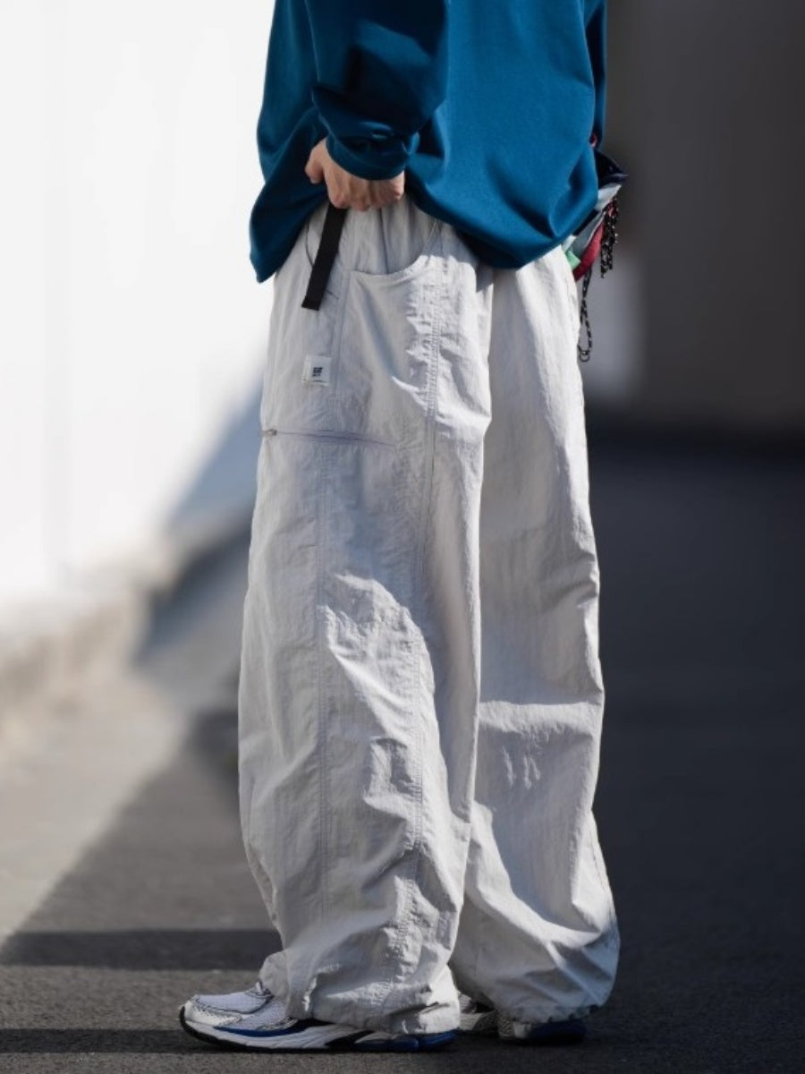 Lightweight Loose Straight Paratrooper Pants BI2024