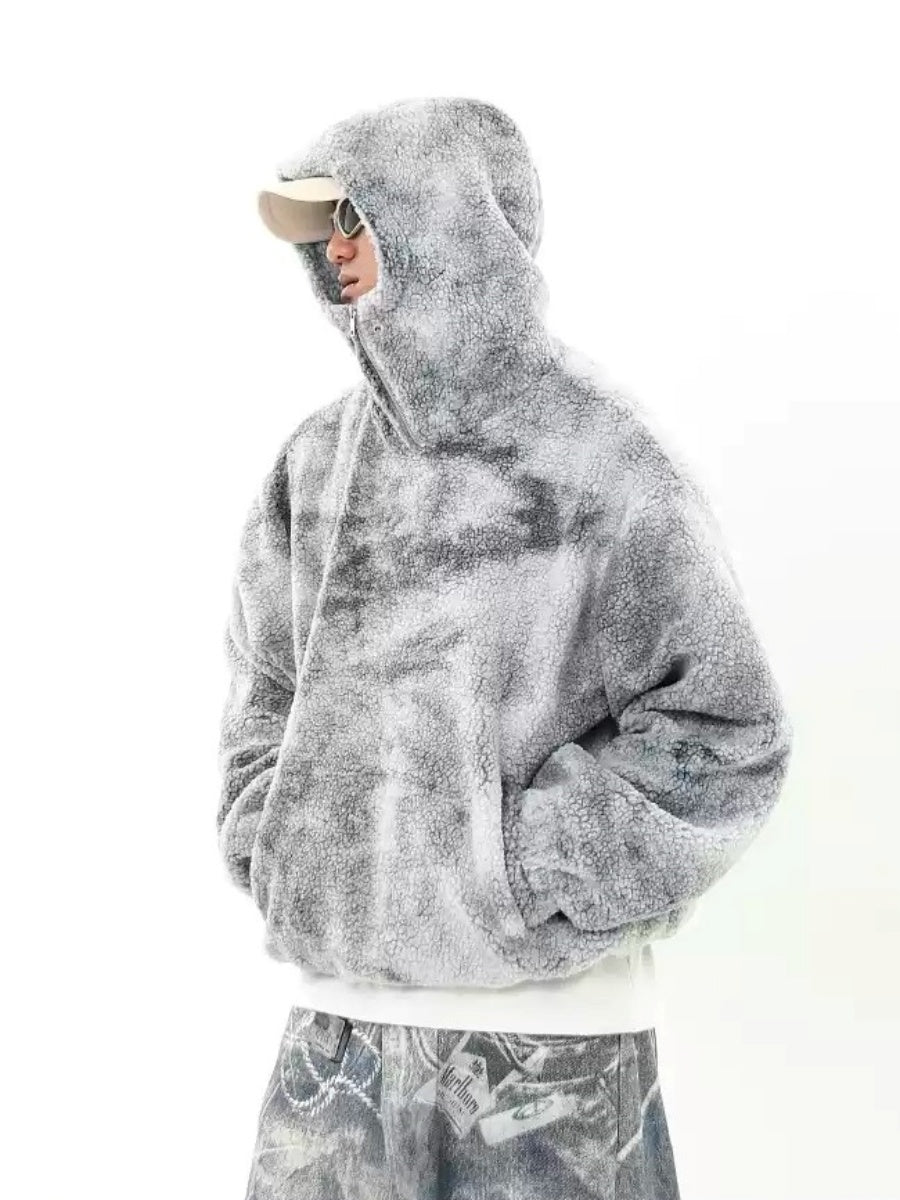 Tie-dye Fleece Half-zip Hoodie MB7209