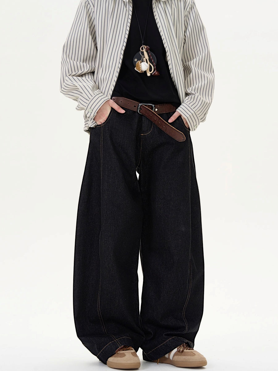 Wide-Leg Curve Jeans MD7003